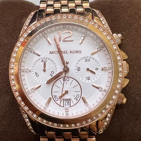 michael kors multifunction vx3j watch|MICHAEL KORS Multi Function VX3J Women's Chronologic Two .